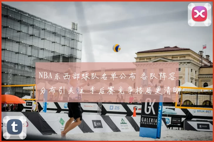 NBA东西部球队名单公布 各队阵容分布引关注 季后赛竞争格局更清晰